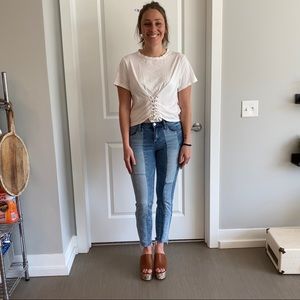 Patchwork blanknyc denim statement jean